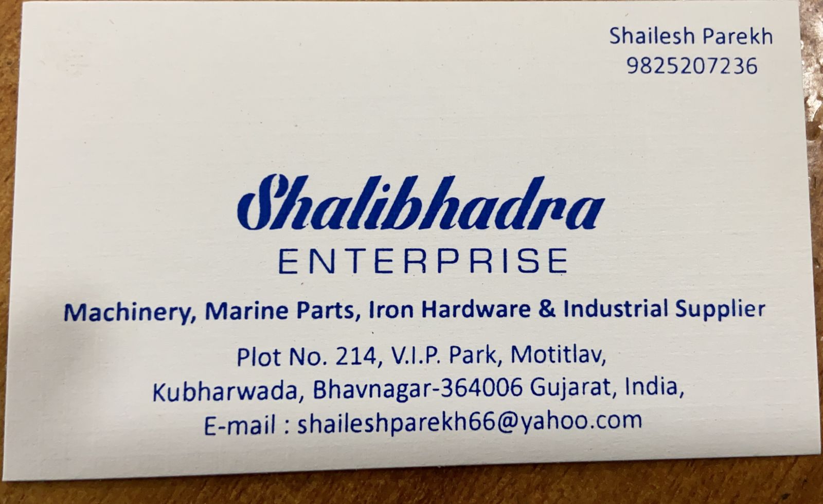 Shalibhadra enterprise